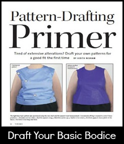 How To Draft A Basic Bodice Block Pattern? 