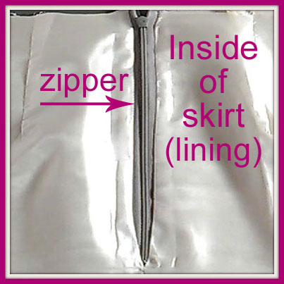 How to sew a 2025 side zipper in a skirt