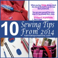 10 Sewing Tips From 2014