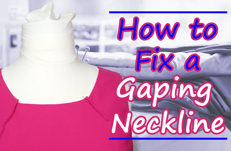 utube how to fix a gaping blouse - Google Search