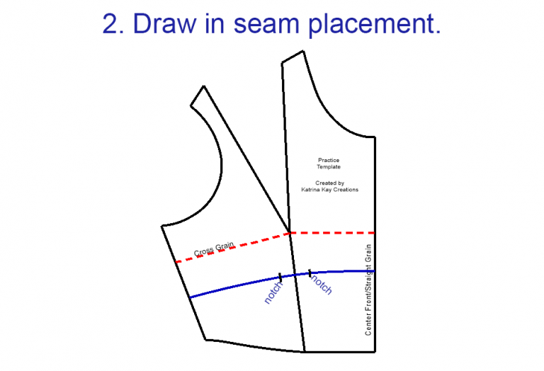 Adding Seams in Patternmaking, Lesson 3 - Katrina Kay Creations