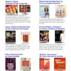 sewing patternmaking reference book guide