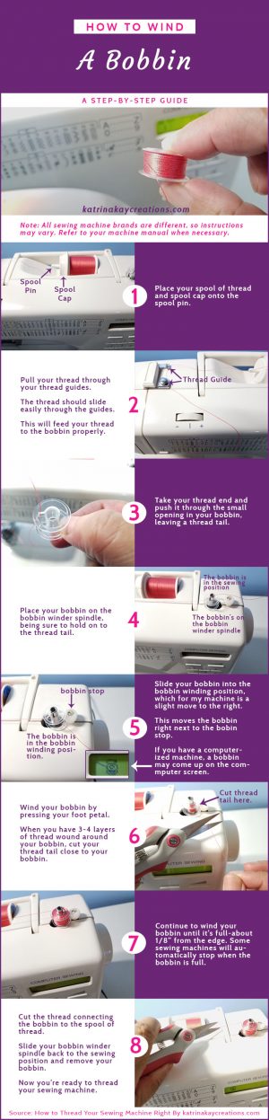 2 Guides That Will Help You Thread Your Sewing Machine Right - Katrina ...