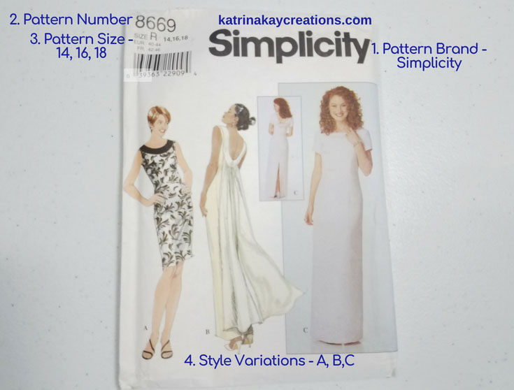 Simplicity Sewing Patterns Size Chart