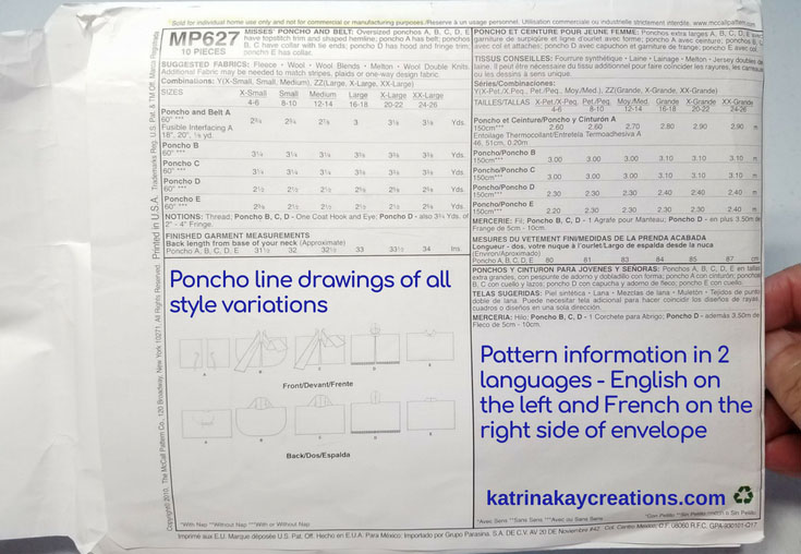 Sewing Pattern Envelope | Read Sewing Pattern Envelope | How To Read Sewing Pattern Envelope |