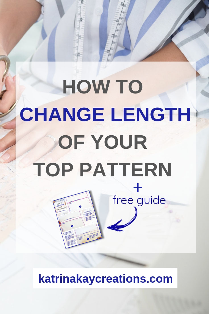 Lengthen or shorten pattern alterations are some of the easiest to do. They should also be the first alteration you do, before you make any changes to the width of your pattern. Lengthen/shorten lines are the best place to change the length of your pattern. 