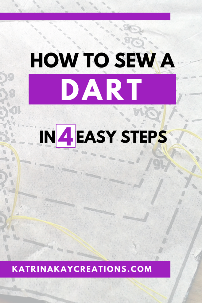How to sew a dart