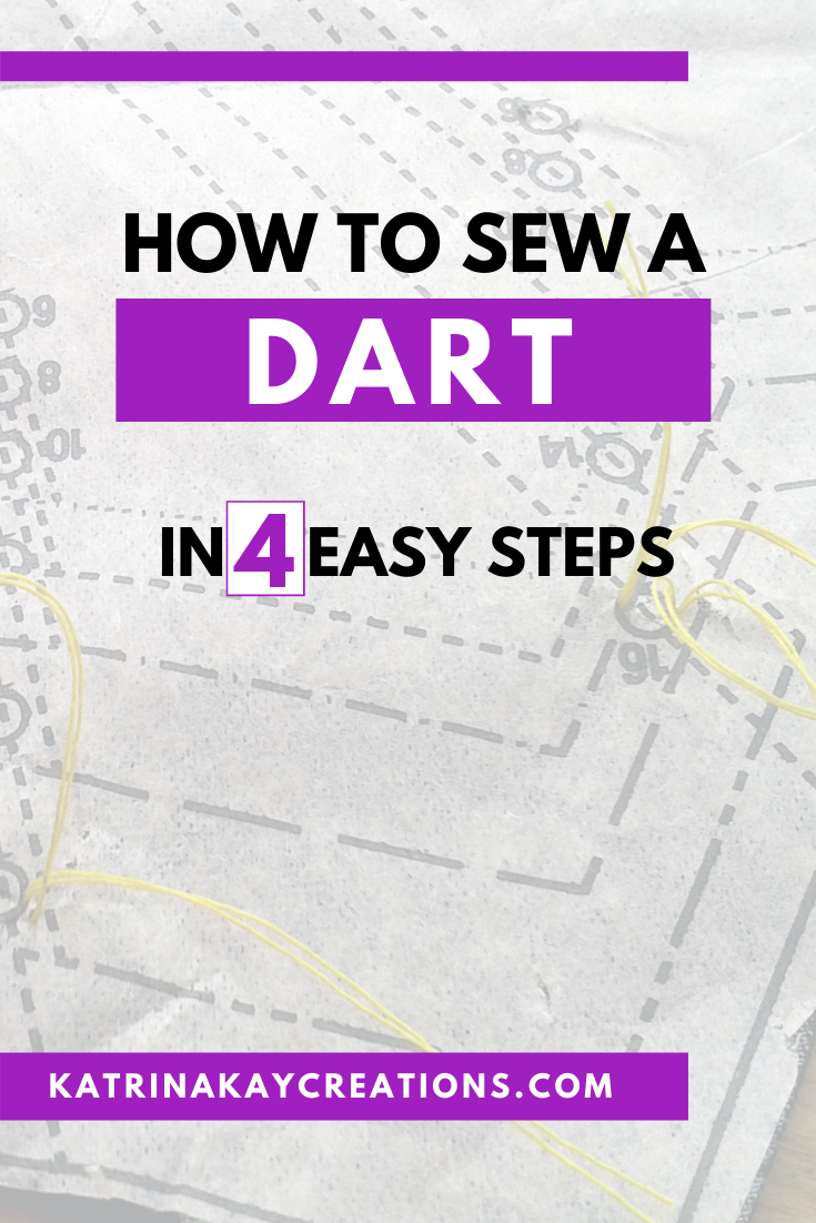 How To Sew A Dart In 4 Easy Steps - Katrina Kay Creations