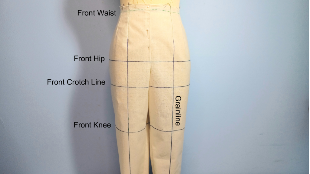 How to use balance lines to fit your pants pattern