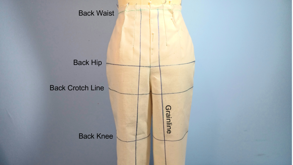 How to use balance lines to fit your pants pattern